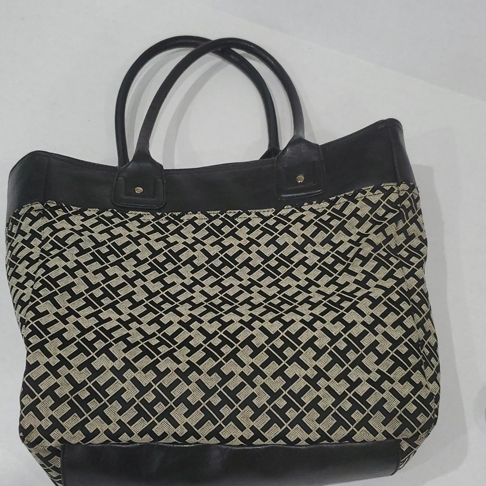 Tommy Hilfiger Bag Shoulder Handbag Tote Purse Vintage - Picture 2 of 4